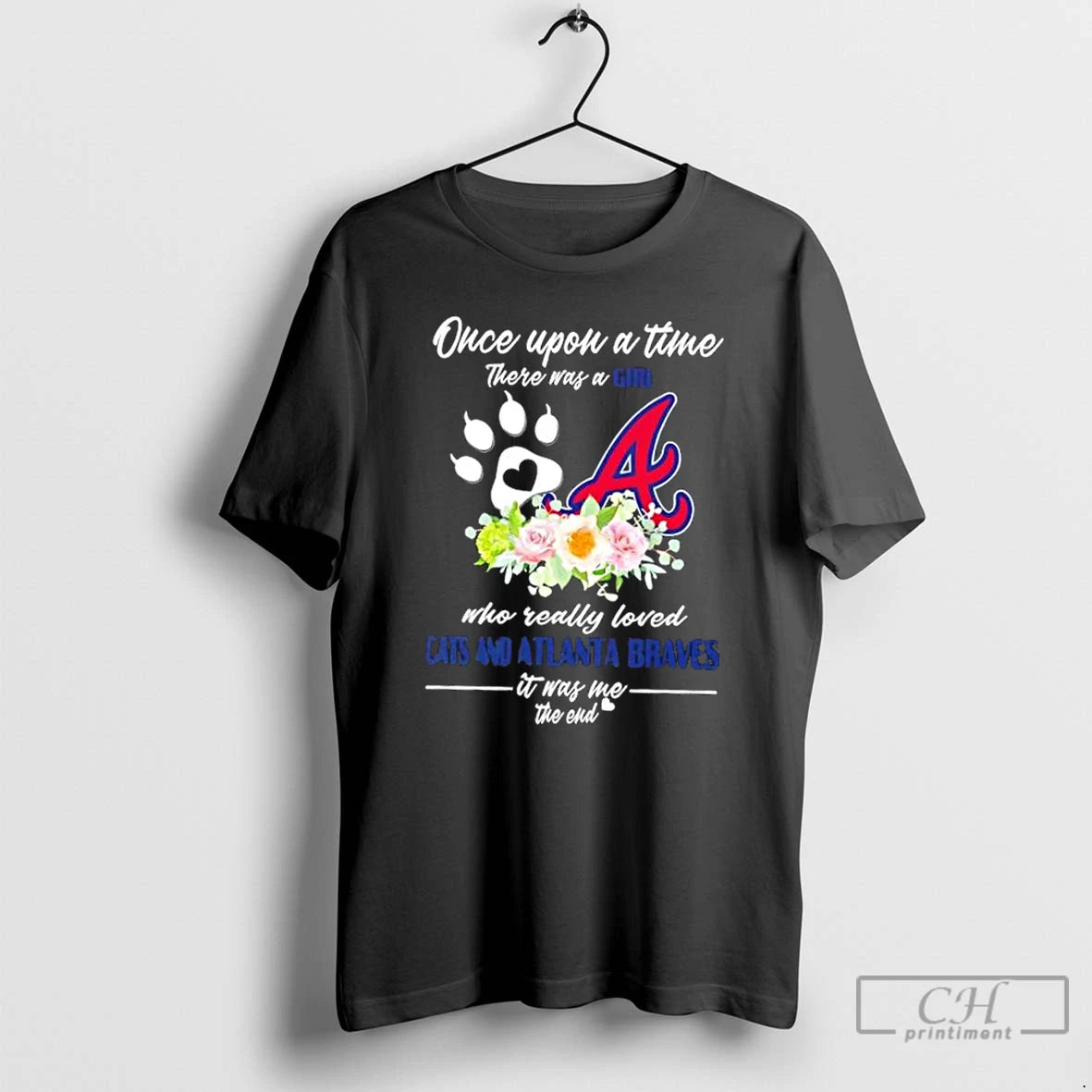 Classic Once Upon A Time There Was A Girl Who Really Loved Cats And Atlanta T-Shirts, Hoodie, Sweatshirt | InkNestWear.com