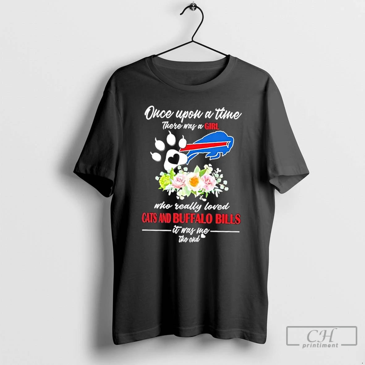 Classic Once Upon A Time There Was A Girl Who Really Loved Cats And Buffalo T-Shirts, Hoodie, Sweatshirt | InkNestWear.com