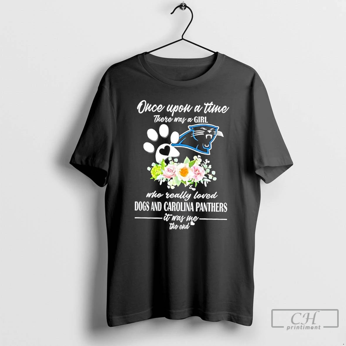 Classic Once Upon A Time There Was A Girl Who Really Loved Dogs And Carolina T-Shirts, Hoodie, Sweatshirt | InkNestWear.com