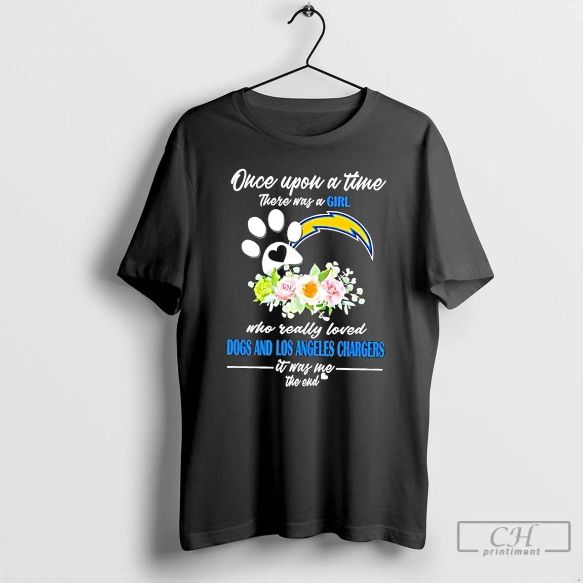 Classic Once Upon A Time There Was A Girl Who Really Loved Dogs And Los T-Shirts, Hoodie, Sweatshirt | InkNestWear.com
