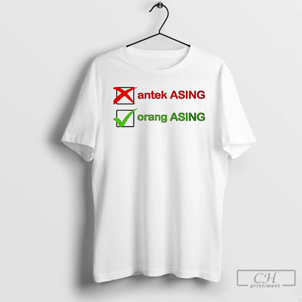 Classic Orang Asing Not Antek Asing T Shirts Hoodie, Sweatshirt | InkNestWear.com
