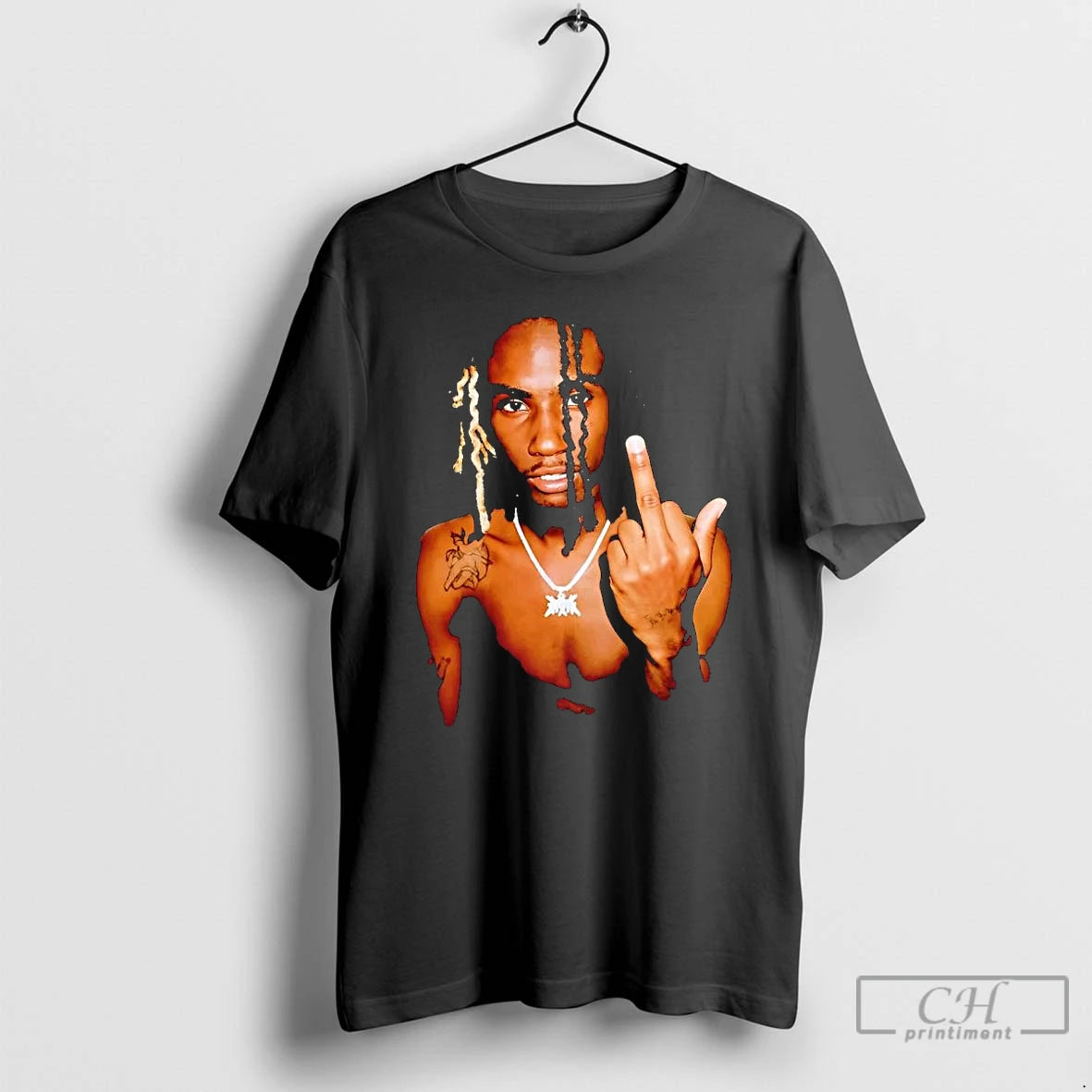 Classic Osamason Middle Finger Portrait T Shirts Hoodie, Sweatshirt | InkNestWear.com