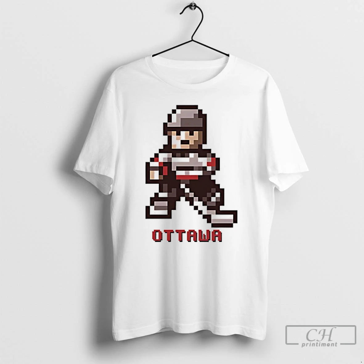Classic Ottawa Senators Hockey 8 Bit Retro Baller T Shirts Hoodie, Sweatshirt | InkNestWear.com