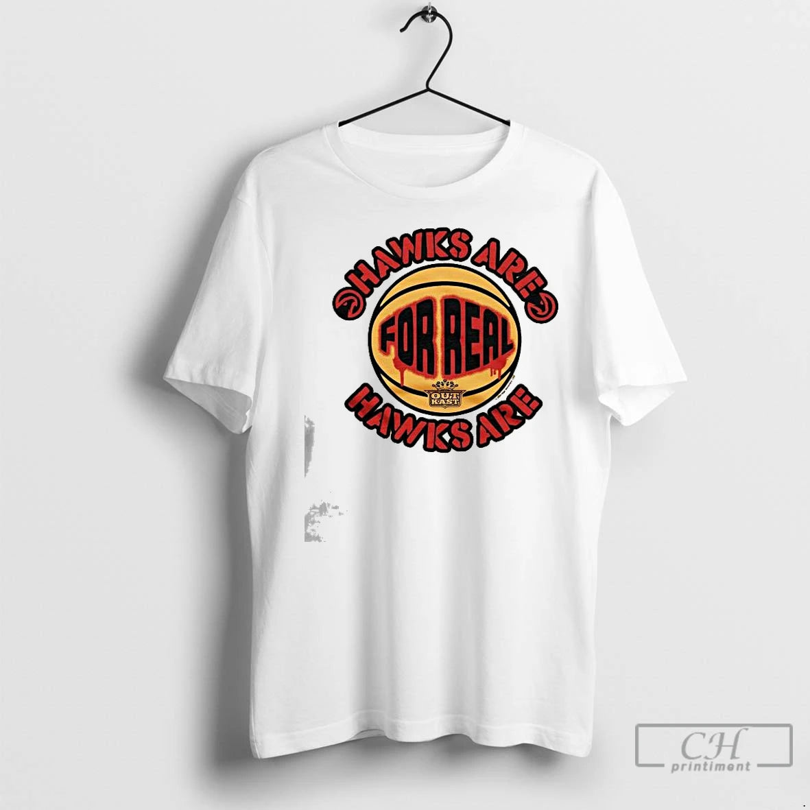 Classic Outkast X Atlanta Hawks Hawks Are For Real 2025 T-Shirts, Hoodie, Sweatshirt | InkNestWear.com