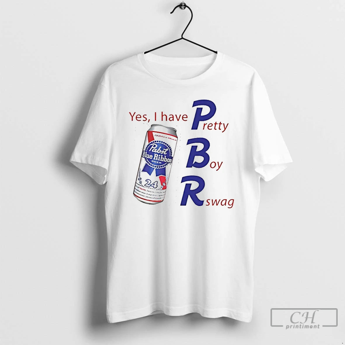 Classic Pabst Blue Ribbon Yes I Have Pretty Boy Swag T-Shirts, Hoodie, Sweatshirt | InkNestWear.com