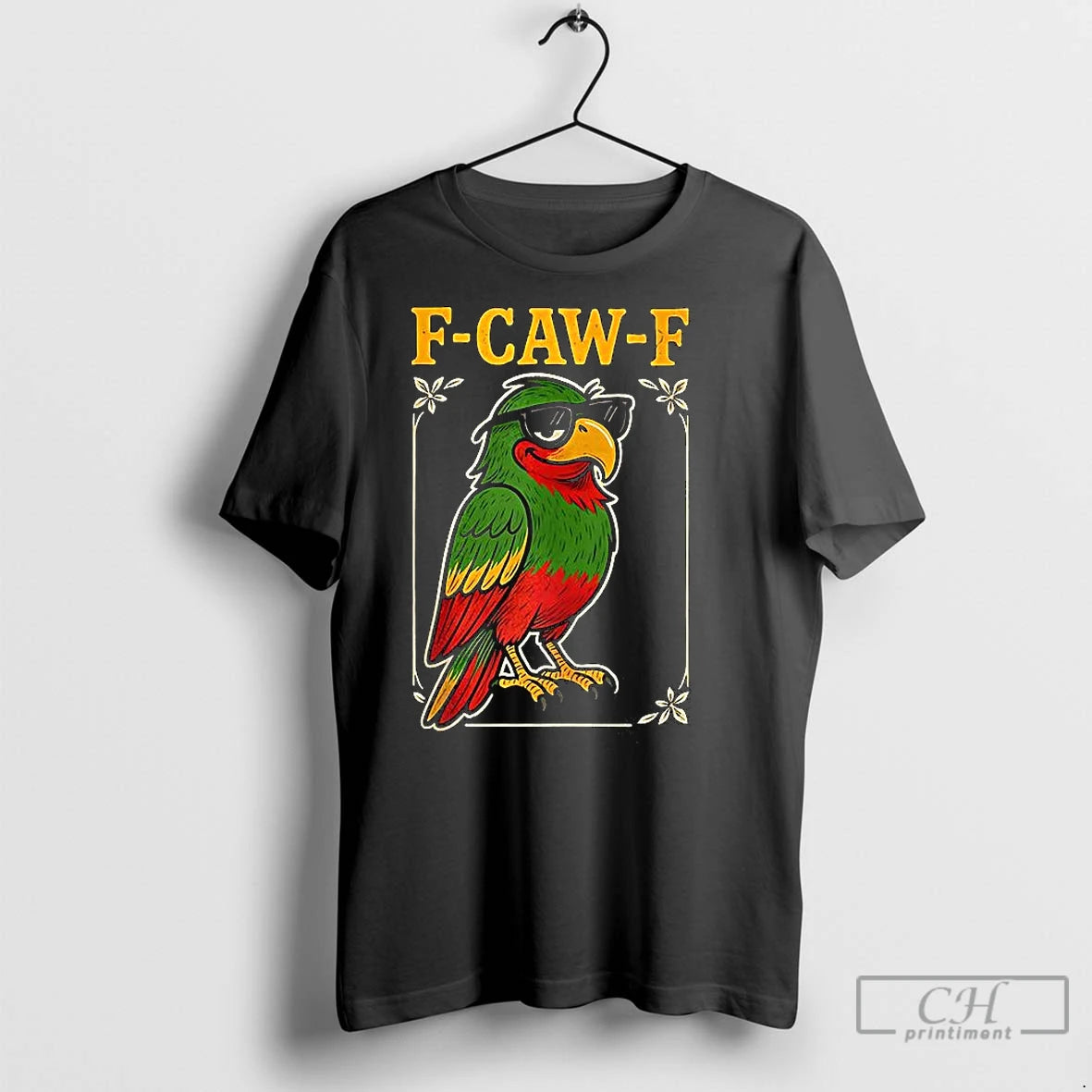 Classic Parrot F Caw F Funny T-Shirts, Hoodie, Sweatshirt | InkNestWear.com