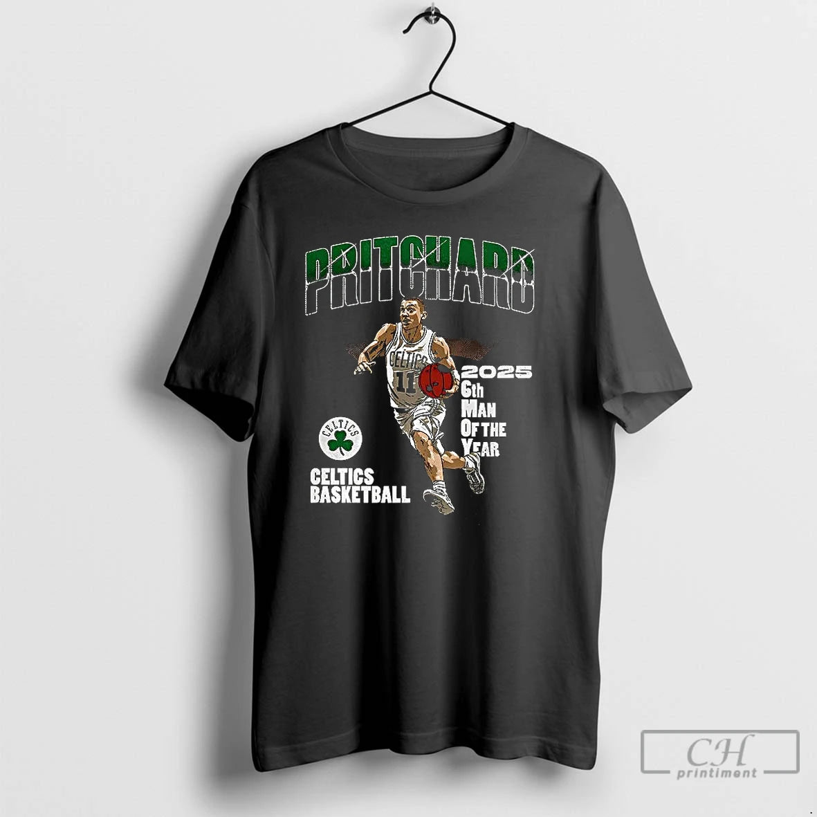 Classic Payton Pritchard Boston Celtics Nba 2025 6th Man Of The Year Number 11 T-Shirts, Hoodie, Sweatshirt | InkNestWear.com