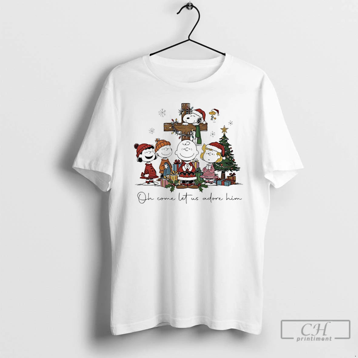 Classic Peanuts Christmas 2025 Oh Come Let Us Adore Him T-Shirts, Hoodie, Sweatshirt | InkNestWear.com