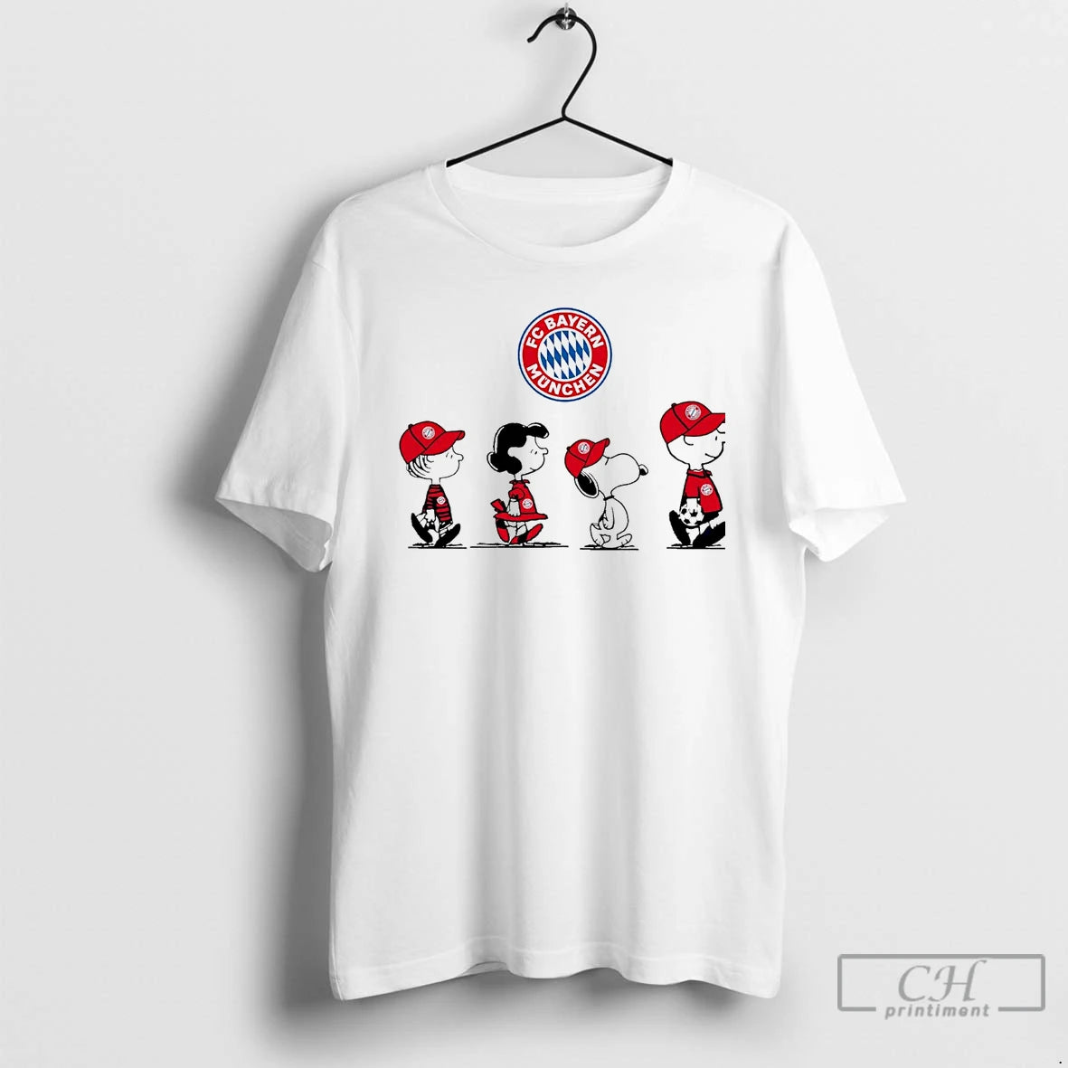 Classic Peanuts Characters Fc Bayern Munich T Shirts Hoodie, Sweatshirt | InkNestWear.com