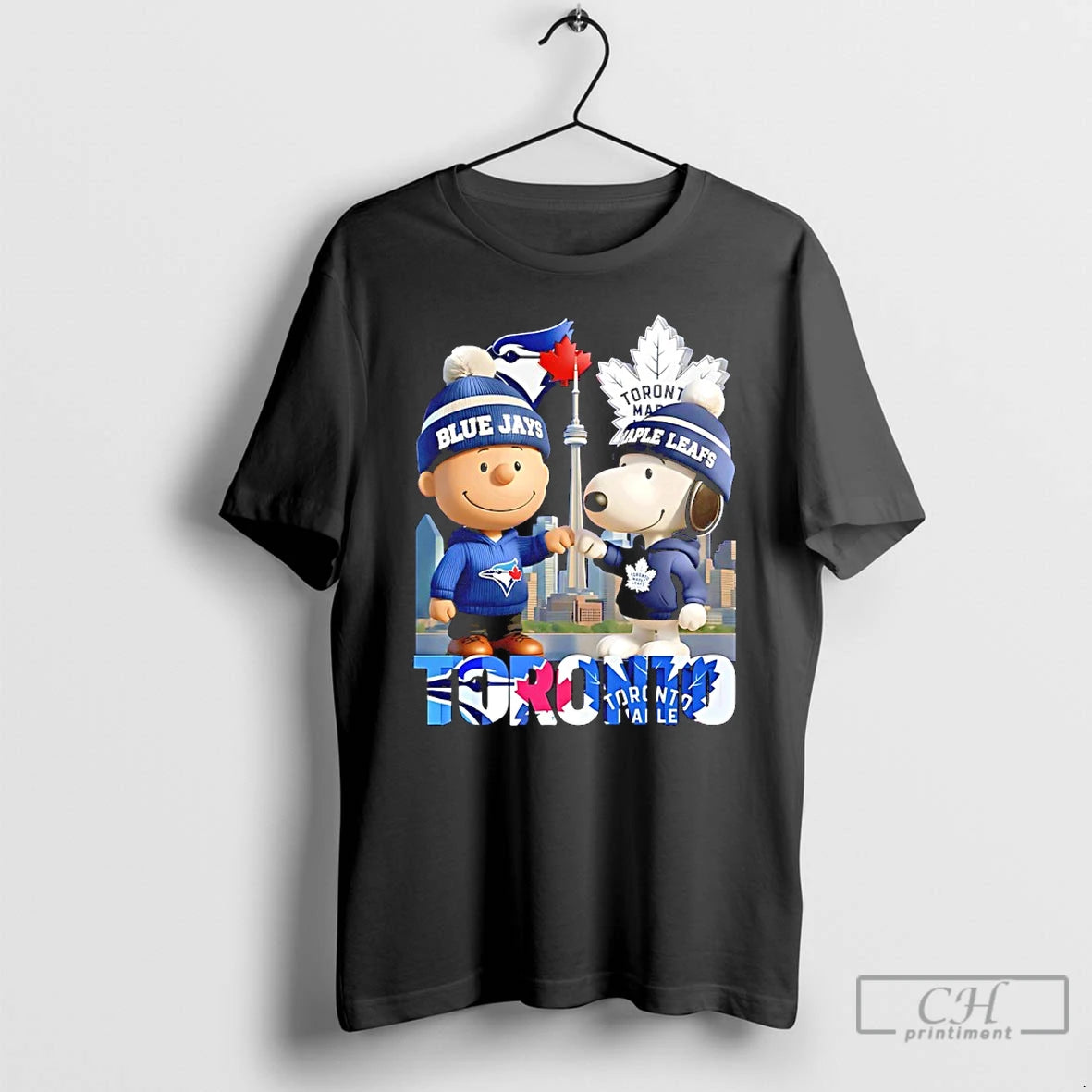 Classic Peanuts X Sports In Toronto Blue Jays And Maple Leafs T Shirts Hoodie, Sweatshirt | InkNestWear.com