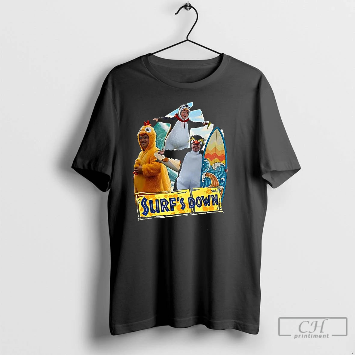 Classic Penguins X Surfs Down T Shirts Hoodie, Sweatshirt | InkNestWear.com