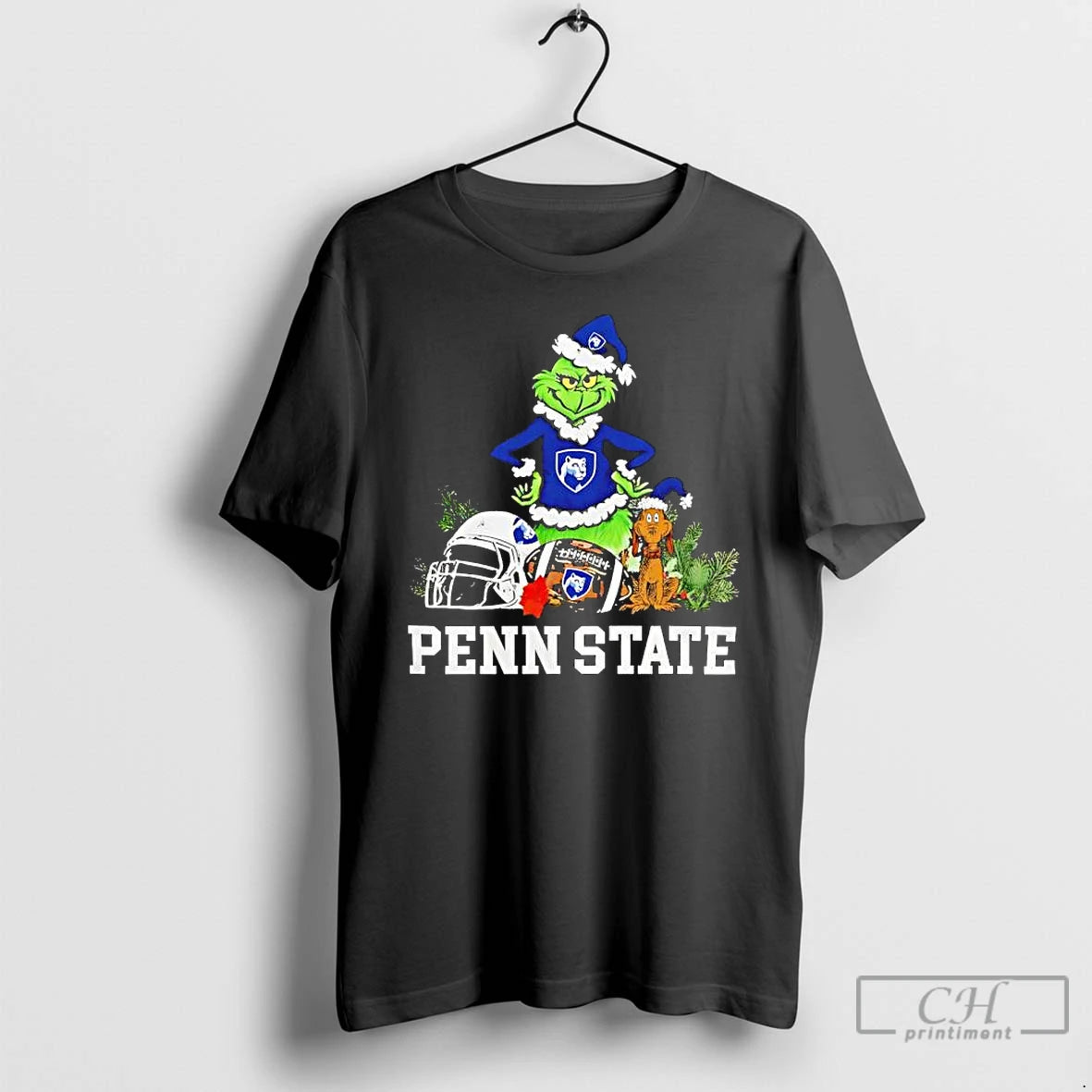 Classic Penn State The Grinch And Max Helmet Christmas 2025 T-Shirts, Hoodie, Sweatshirt | InkNestWear.com
