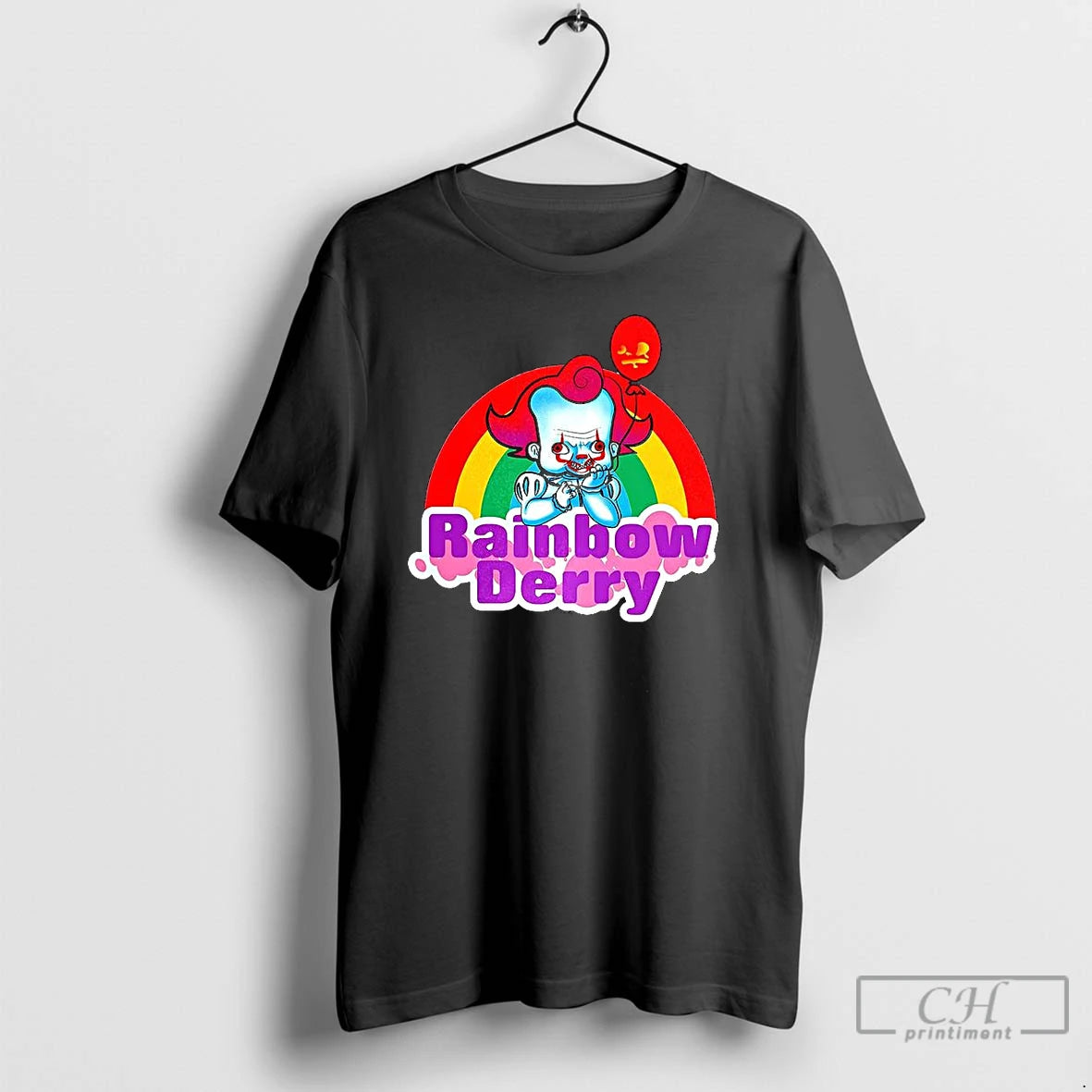 Classic Pennywise Infant Rainbow Derry T Shirts Hoodie, Sweatshirt | InkNestWear.com