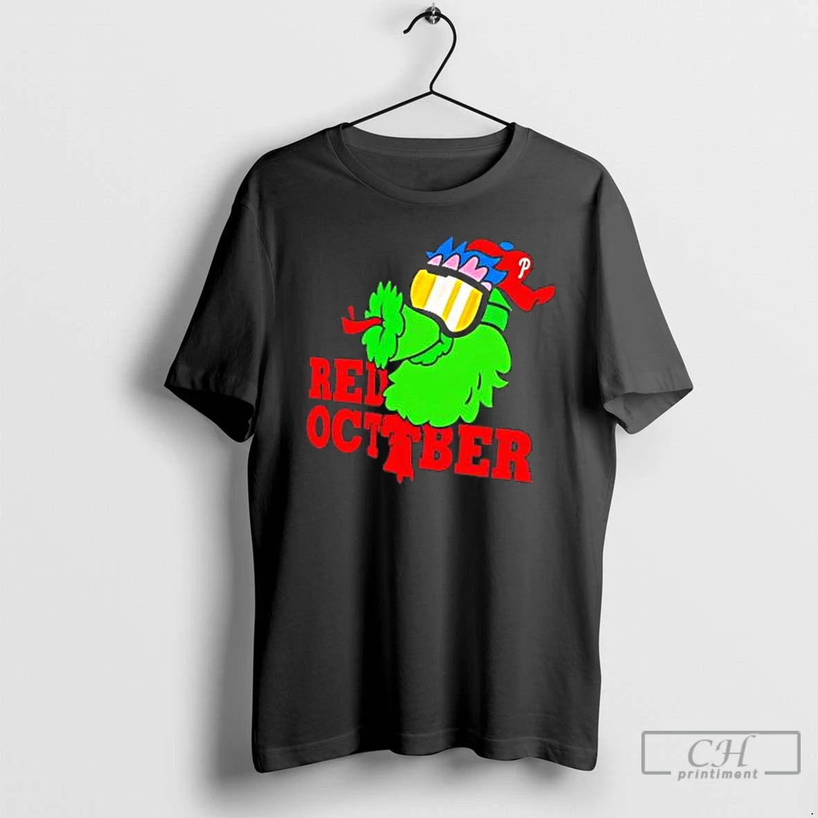 Classic Phillie Phanatic Philadelphia Phillies Mlb Baseball 2025 Red October T Shirts