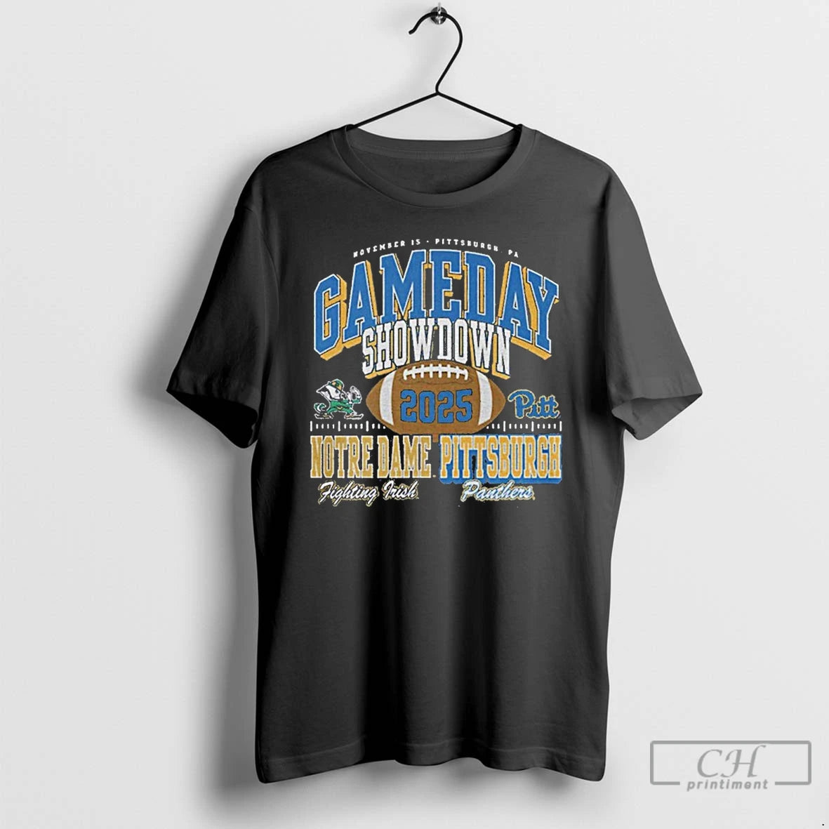 Classic Pitt Panthers Vs Notre Dame Fighting Irish 2025 Gameday Showdown T Shirts Hoodie, Sweatshirt | InkNestWear.com