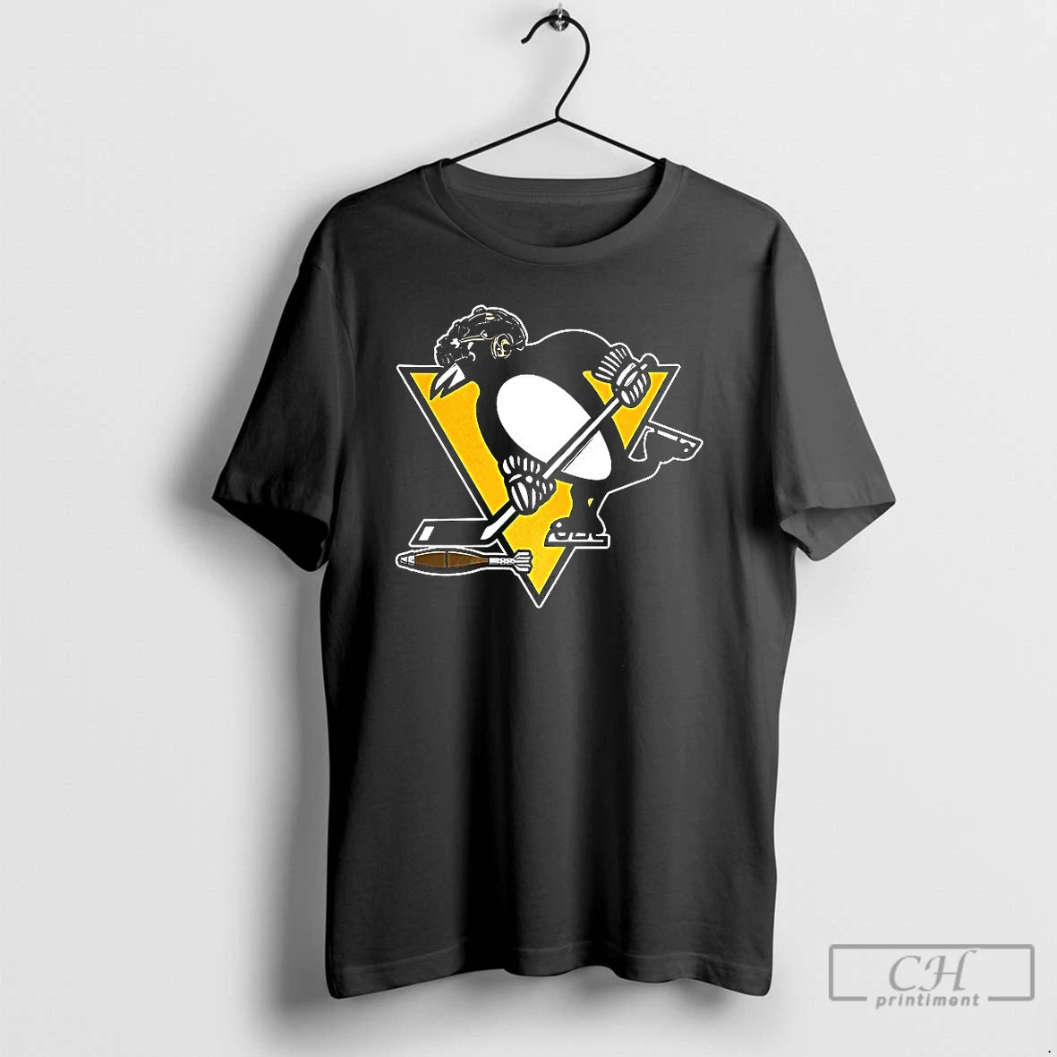 Classic Pittsburgh Penguins Hockey Pitts Soldier Mascot T-Shirts, Hoodie, Sweatshirt | InkNestWear.com