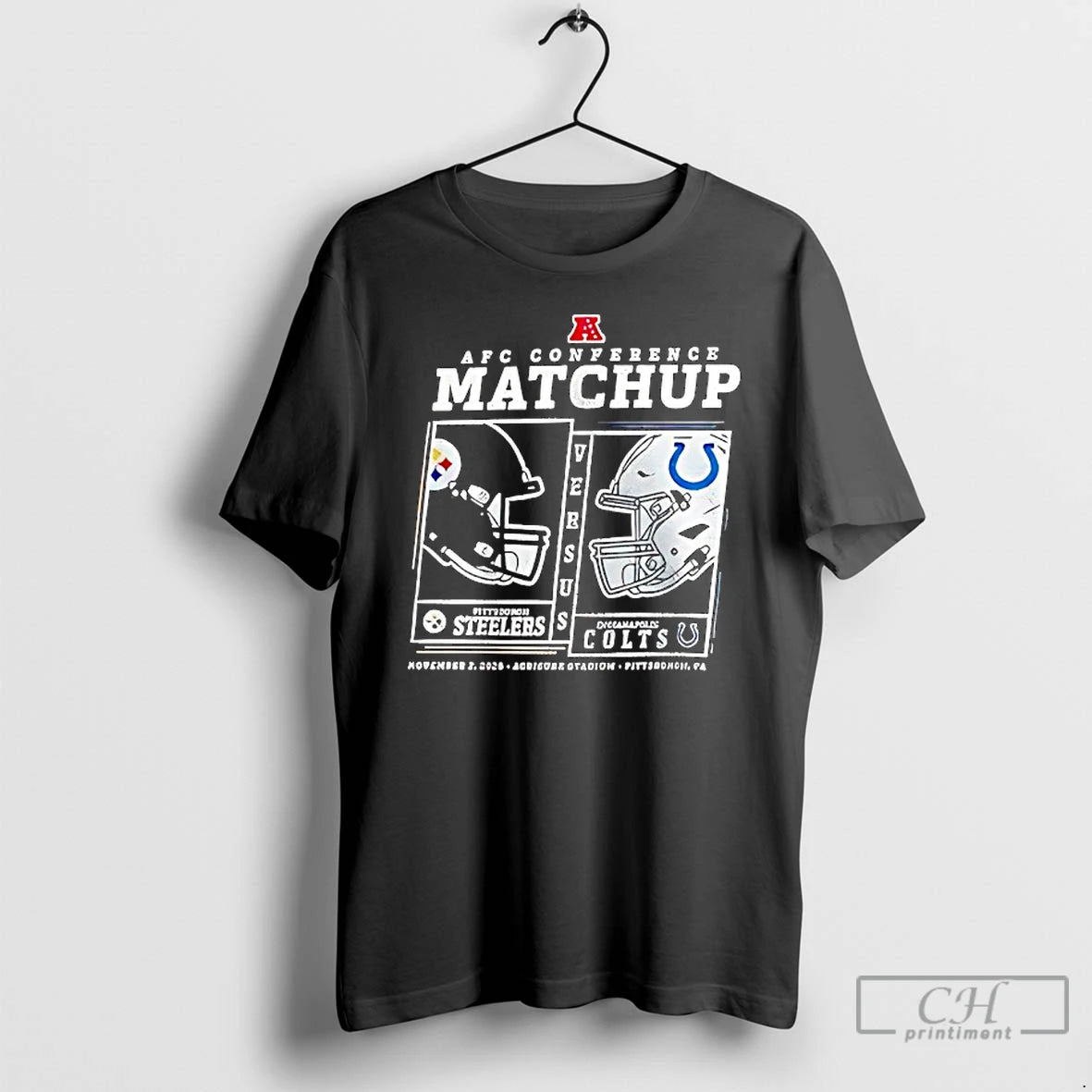 Classic Pittsburgh Slers Vs Indianapolis Colts Afc Conference Matchup T Shirts Hoodie, Sweatshirt | InkNestWear.com