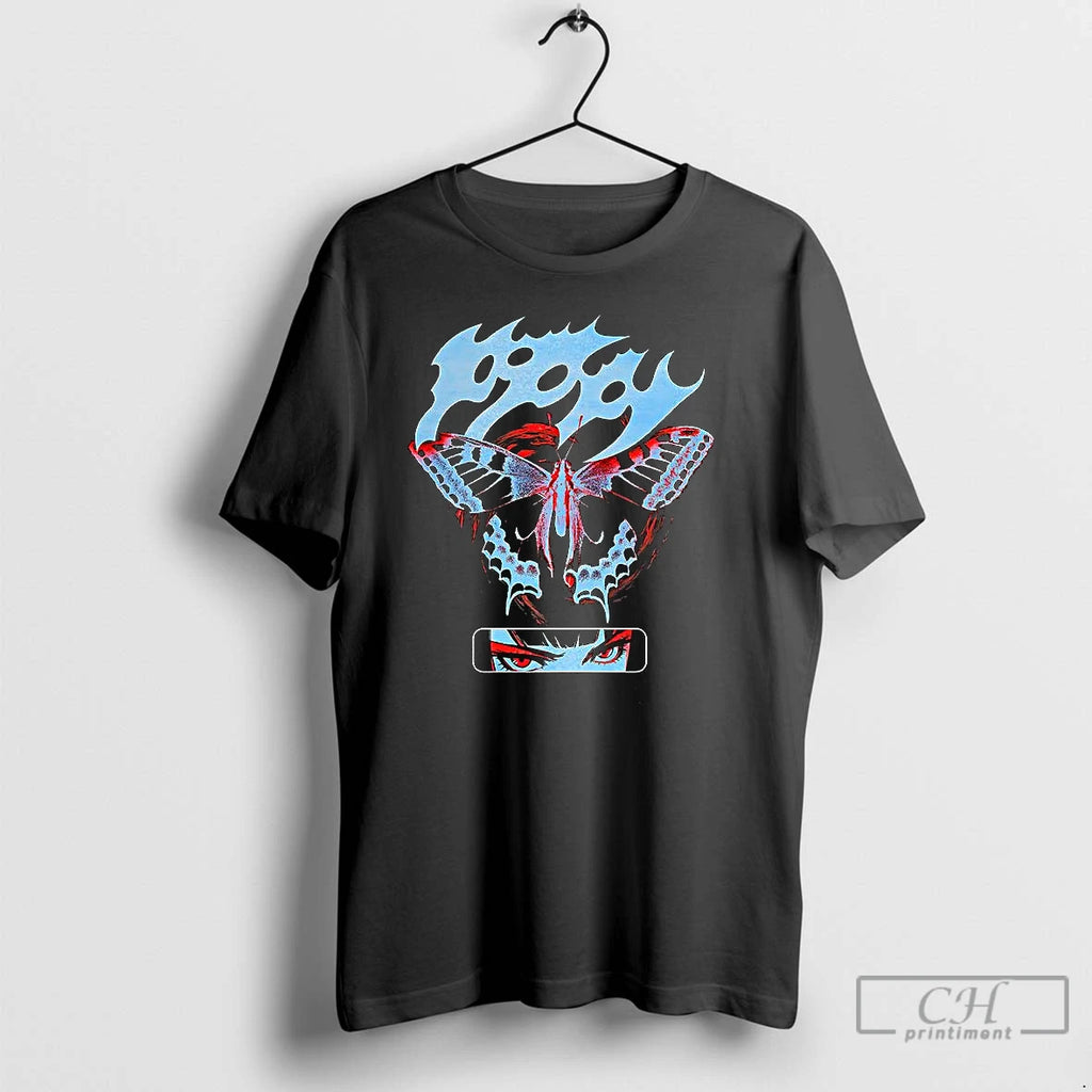 Classic Poppy Butterfly T Shirts Hoodie, Sweatshirt | InkNestWear.com