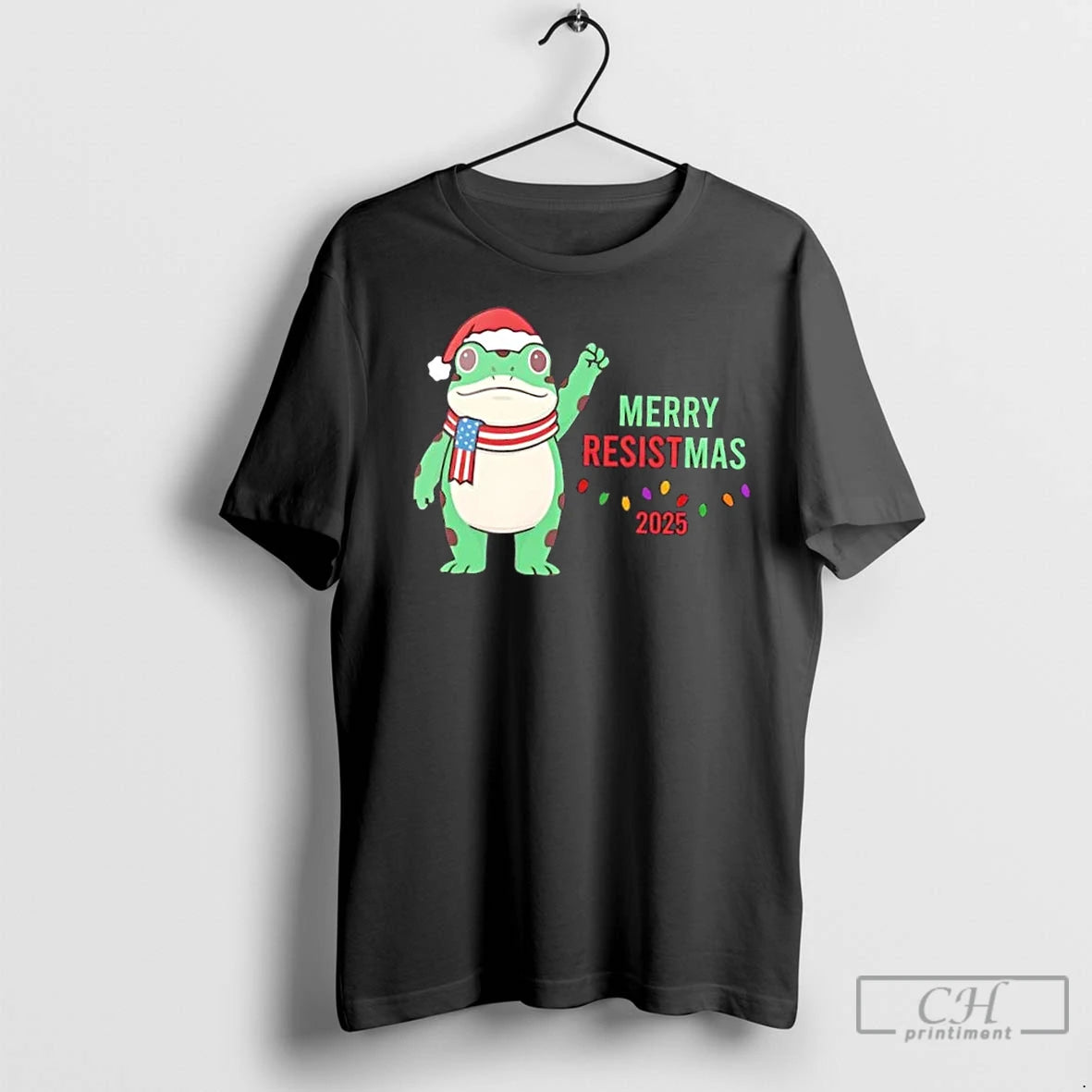 Classic Portland Protest Frog Merry Resistmas 2025 Christmas T-Shirts, Hoodie, Sweatshirt | InkNestWear.com