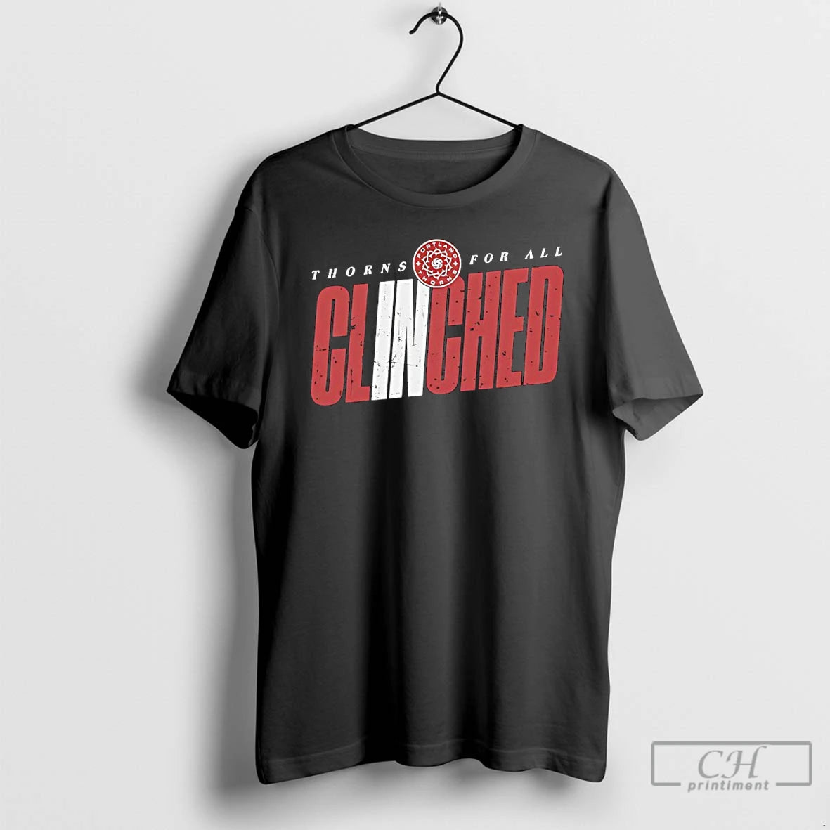 Classic Portland Thorns 2025 Thorns For All Clinched T Shirts Hoodie, Sweatshirt | InkNestWear.com