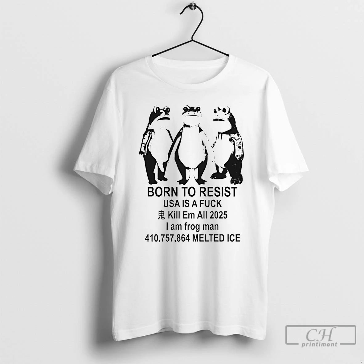 Classic Portland Frog Born To Resist Usa Is A Fuck Kill Em All 2025 T-Shirts, Hoodie, Sweatshirt | InkNestWear.com