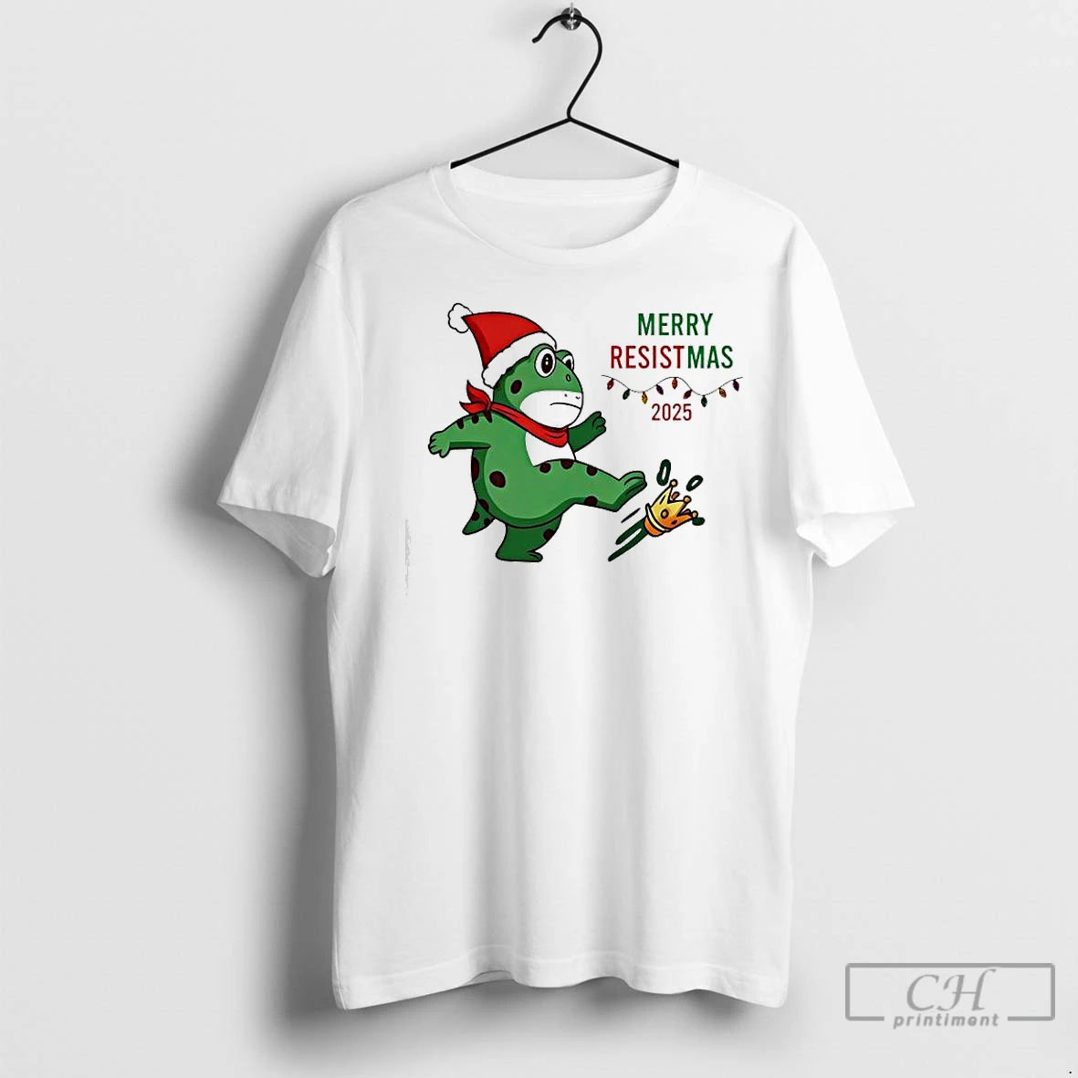 Classic Portland Protest Frog Merry Resistmas T-Shirts, Hoodie, Sweatshirt | InkNestWear.com