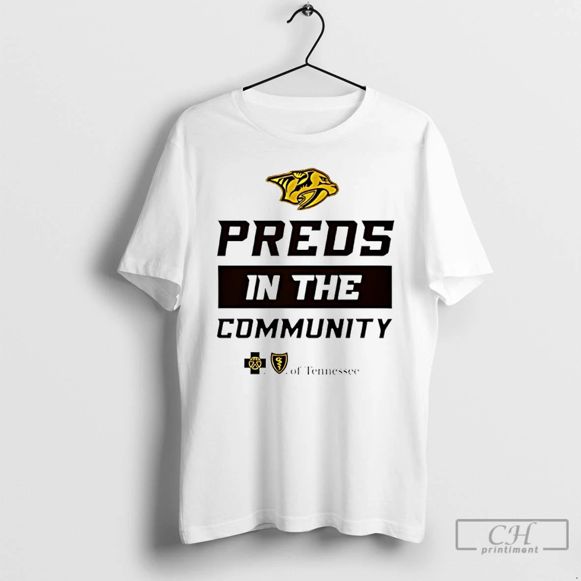 Classic Preds In The Community Nashville Predators Logo T Shirts Hoodie, Sweatshirt | InkNestWear.com