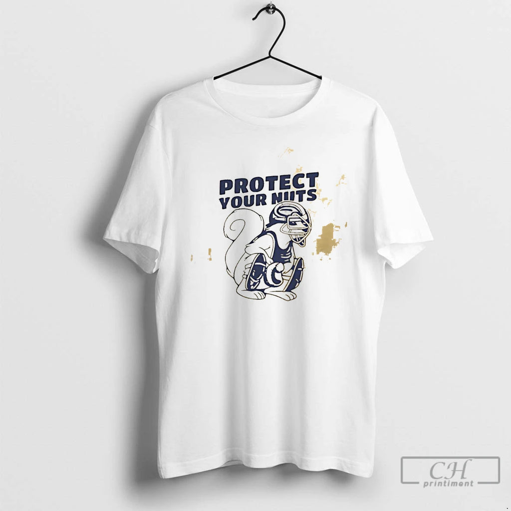 Classic Protect Your Nuts Squirrel Catcher Mom Baseball