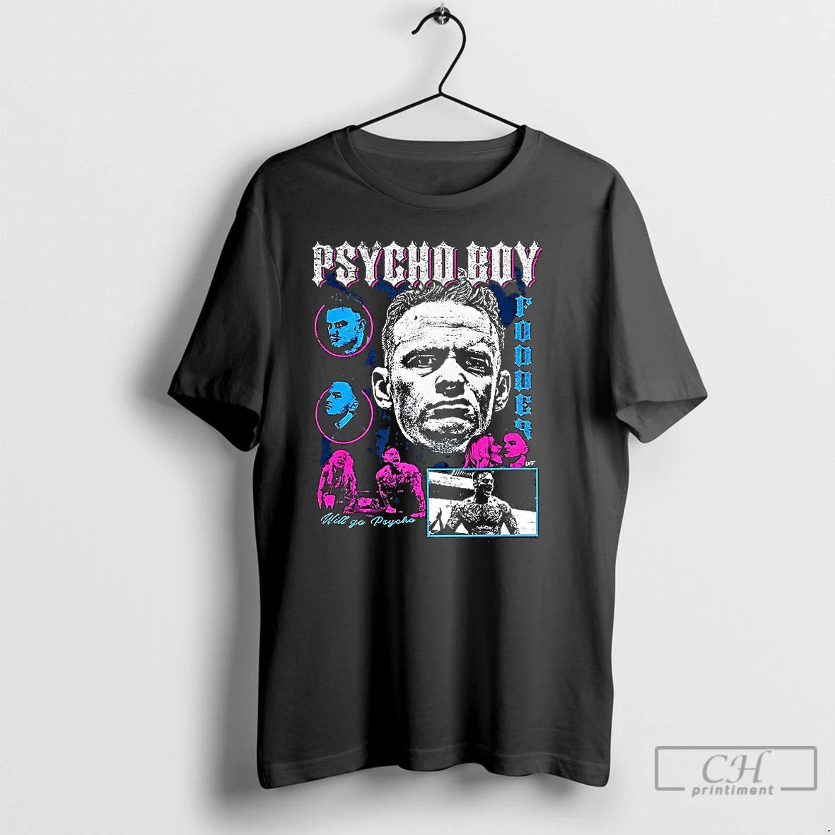 Classic Psycho Boy Fodder Wrestler Will Go Psycho Retro T Shirts Hoodie, Sweatshirt | InkNestWear.com
