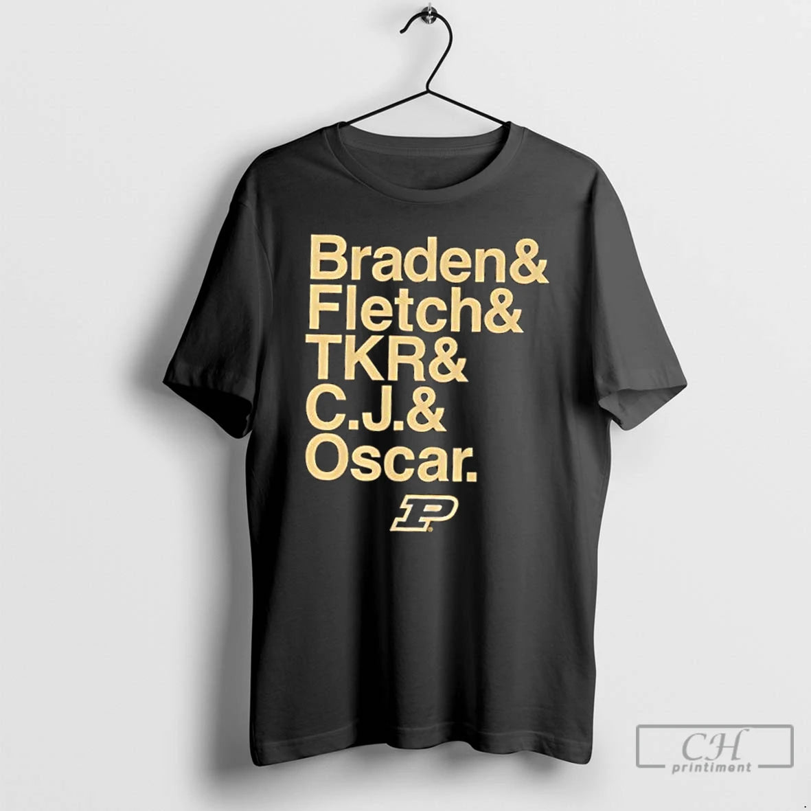 Classic Purdue Boilermakers Ampersand Stars 2025 26 Braden Fletch Tkr C J And Oscar T-Shirts, Hoodie, Sweatshirt