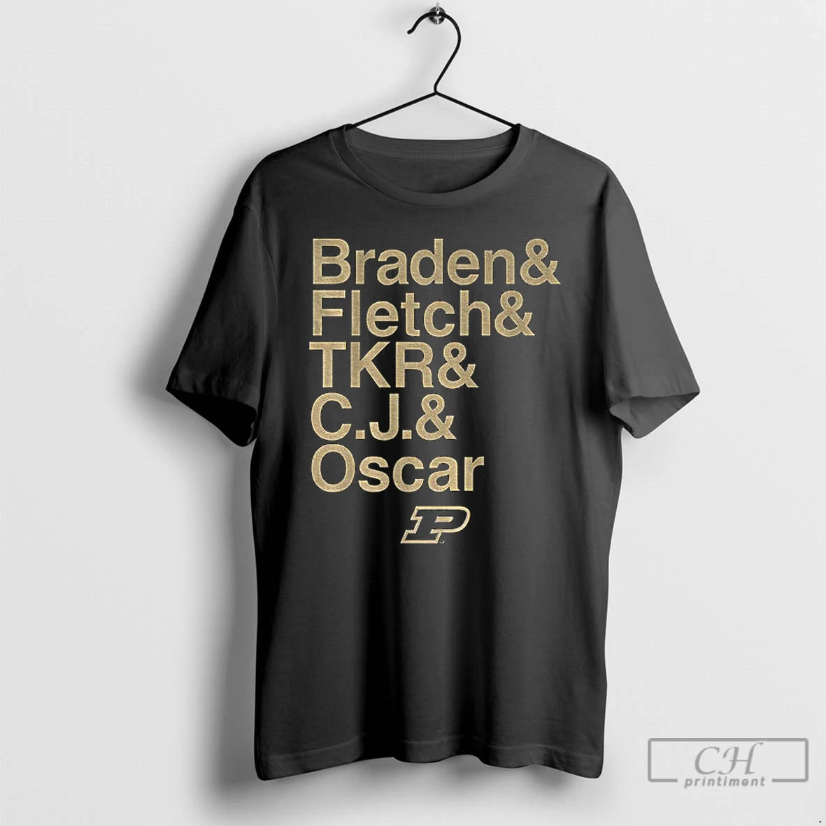 Classic Purdue Boilermakers Basketball Ampersand Stars 2025 26 Braden Fletch Tkr C J Oscar T-Shirts, Hoodie, Sweatshirt