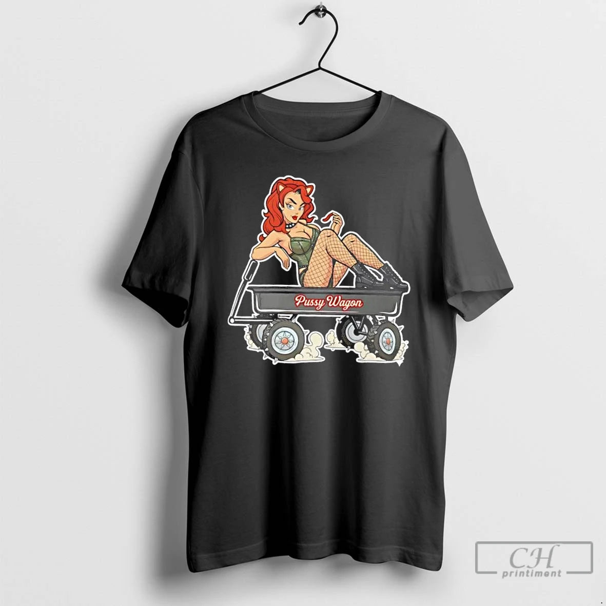 Classic Pussy Wagon Pin Up Adult Humor T-Shirts, Hoodie, Sweatshirt | InkNestWear.com