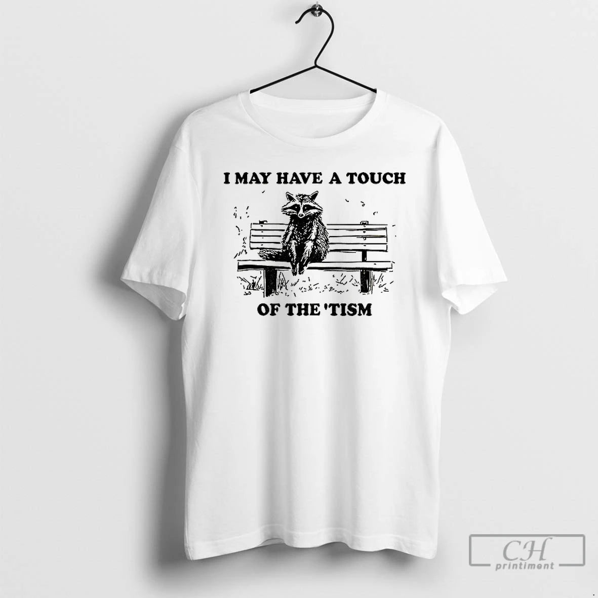 Classic Raccoon I May Have A Touch Of The Tism Vintage T Shirts Hoodie, Sweatshirt | InkNestWear.com