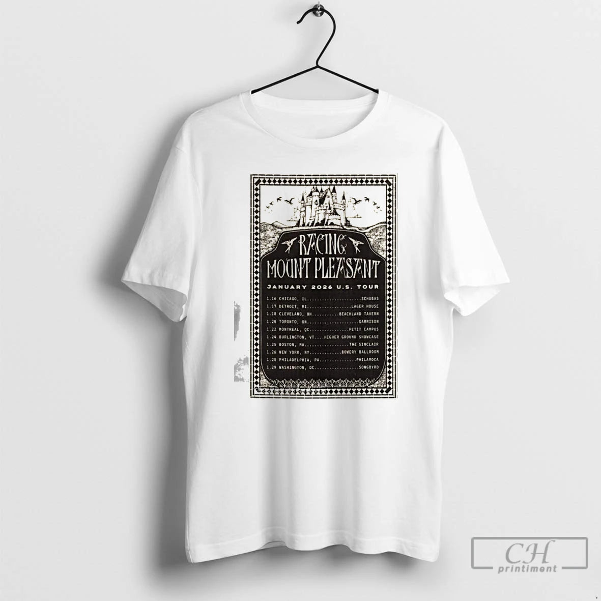 Classic Racing Mount Pleasant January 2026 Us Tour T Shirts Hoodie, Sweatshirt | InkNestWear.com