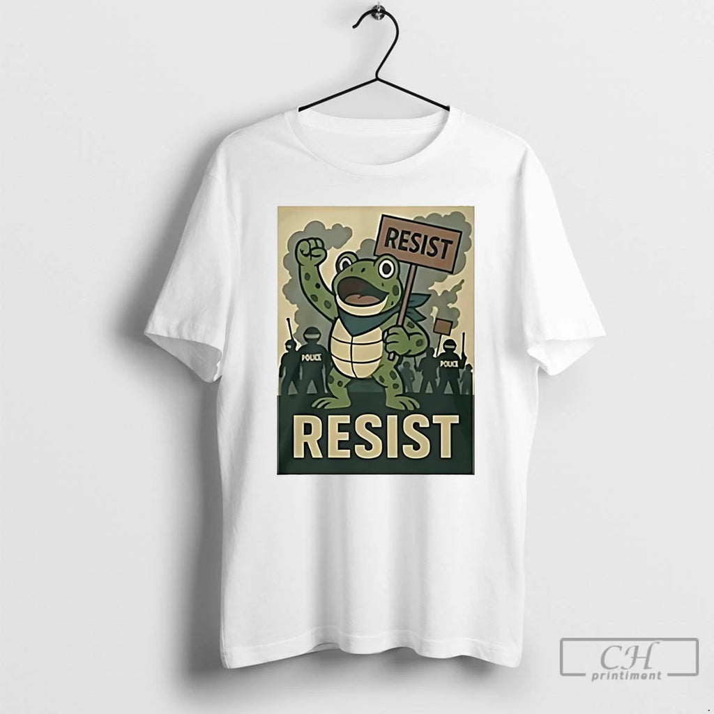 Classic Resist Portland Frog Hop Heros Of Portland T Shirts Hoodie, Sweatshirt | InkNestWear.com