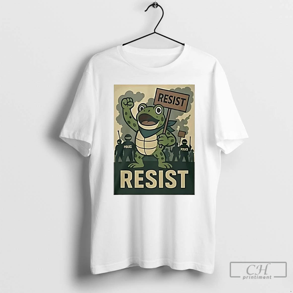 Classic Resist Portland Frog Hop Heros Of Portland T Shirts Hoodie, Sweatshirt | InkNestWear.com