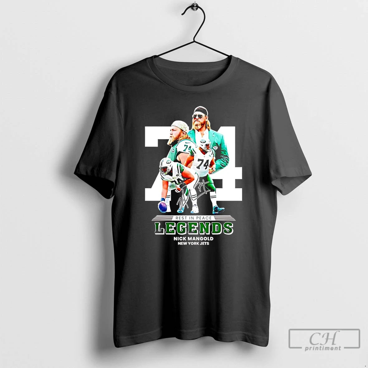 Classic Rest In Peace Legends Nick Mangold 74 T Shirts Hoodie, Sweatshirt | InkNestWear.com