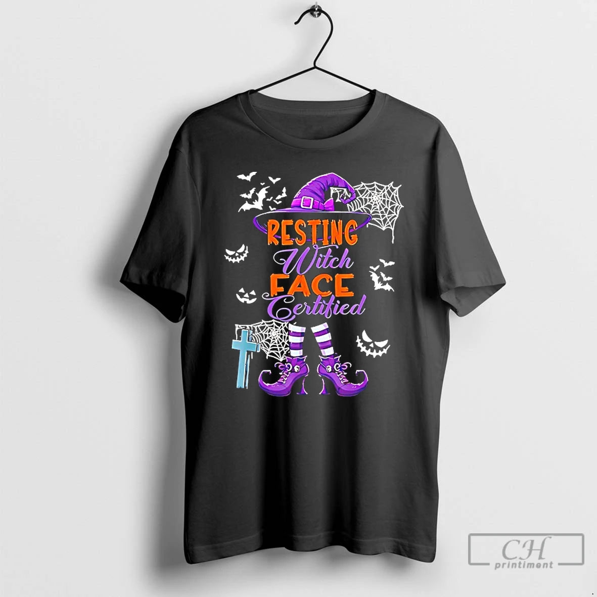 Classic Resting With Face Certified Halloween T Shirts Hoodie, Sweatshirt | InkNestWear.com