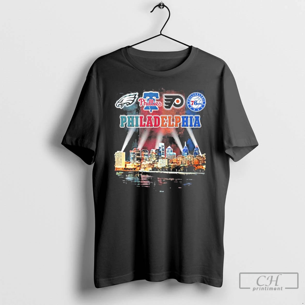 Classic Retro City Of Philadelphia Sports Teams Logo T Shirts Hoodie, Sweatshirt | InkNestWear.com