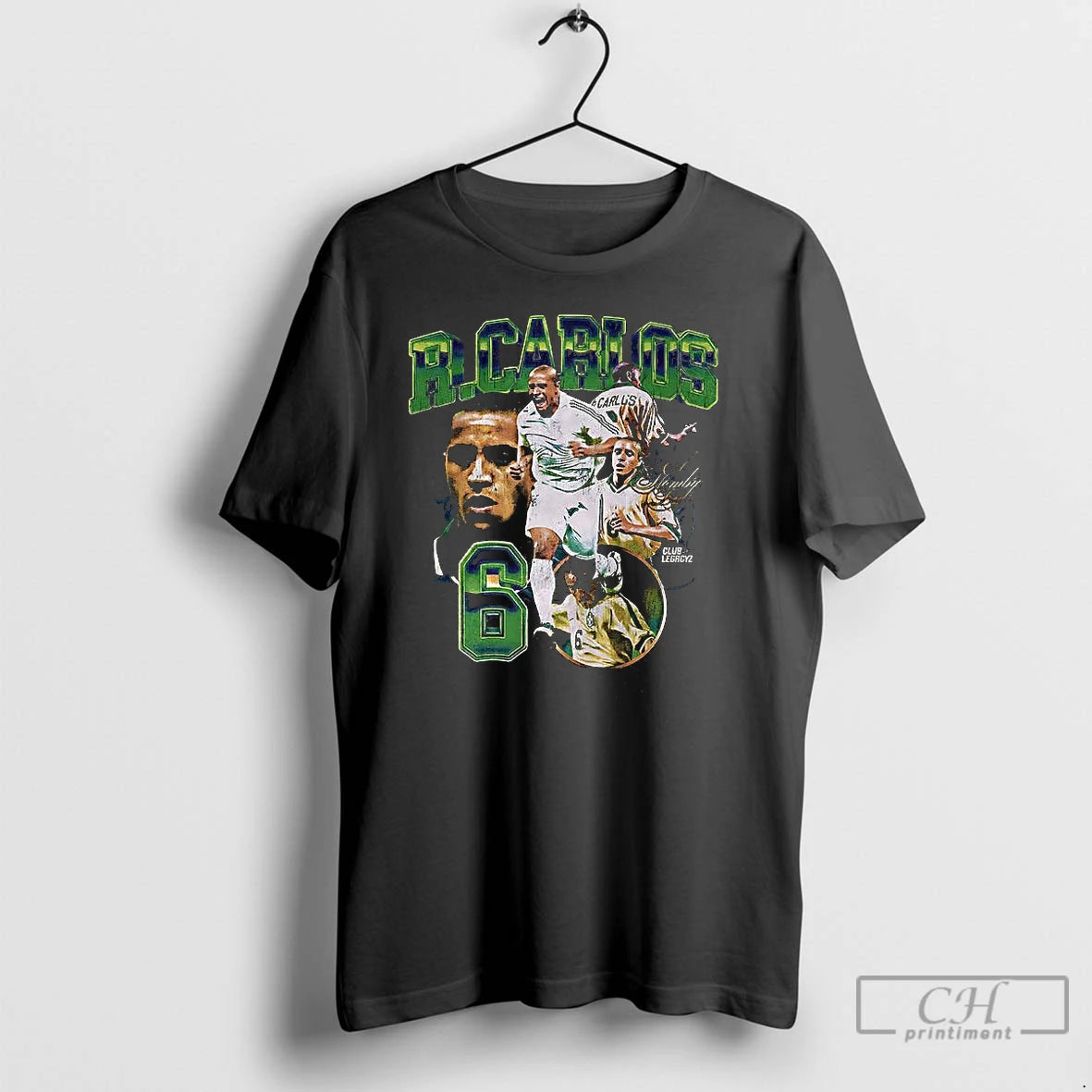 Classic Roberto Carlos Number 6 Graphic Vintage T Shirts Hoodie, Sweatshirt | InkNestWear.com