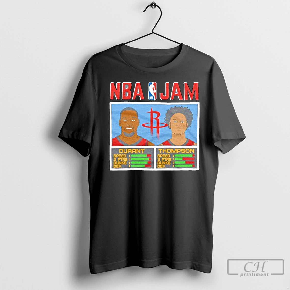 Classic Rockets Durant And Thompson Nba Jam T-Shirts, Hoodie, Sweatshirt | InkNestWear.com