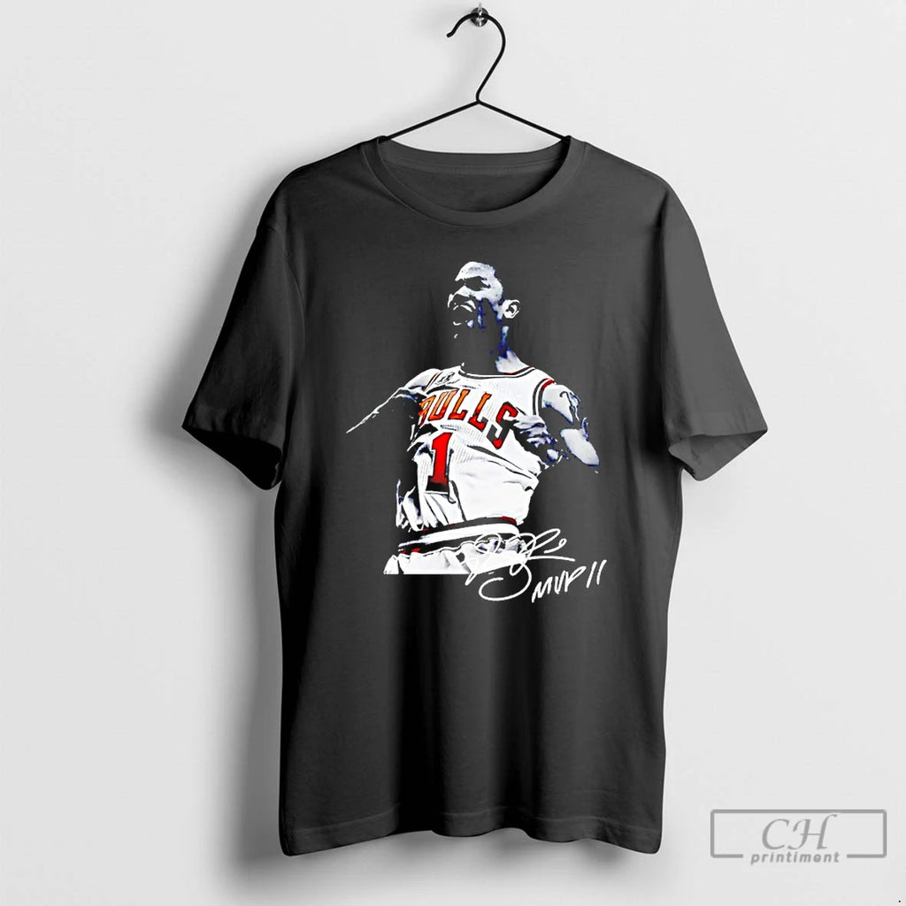 Classic Rose Mvp 11 Derrick Rose Chicago Bulls Signature T Shirts Hoodie, Sweatshirt | InkNestWear.com