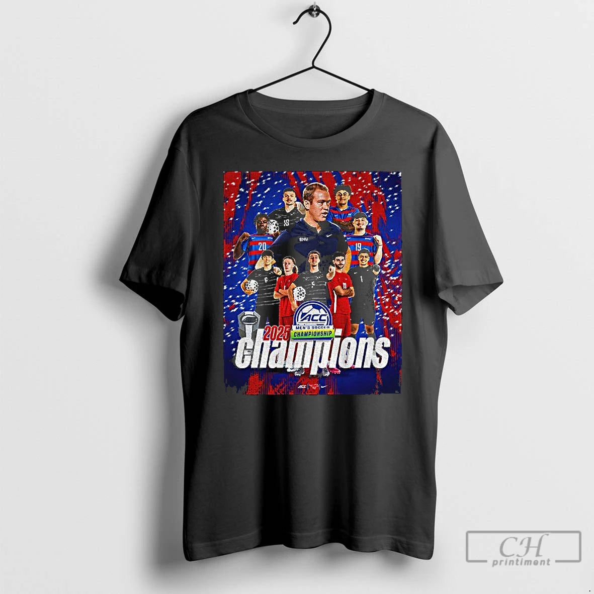 Classic Smu Mustangs Acc 2025 Mens Soccer Championship T-Shirts, Hoodie, Sweatshirt | InkNestWear.com