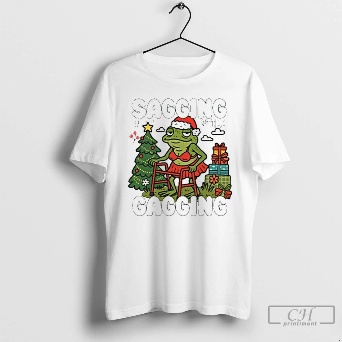 Classic Sagging But Still Gagging Christmas T Shirts Hoodie, Sweatshirt | InkNestWear.com
