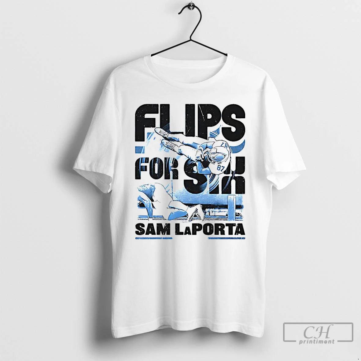 Classic Sam Laporta Detroit Lions Football Flips Six T-Shirts, Hoodie, Sweatshirt
