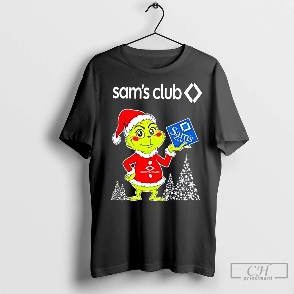 Classic Sams Club And Grinchmas Christmas Tree T-Shirts, Hoodie, Sweatshirt | InkNestWear.com