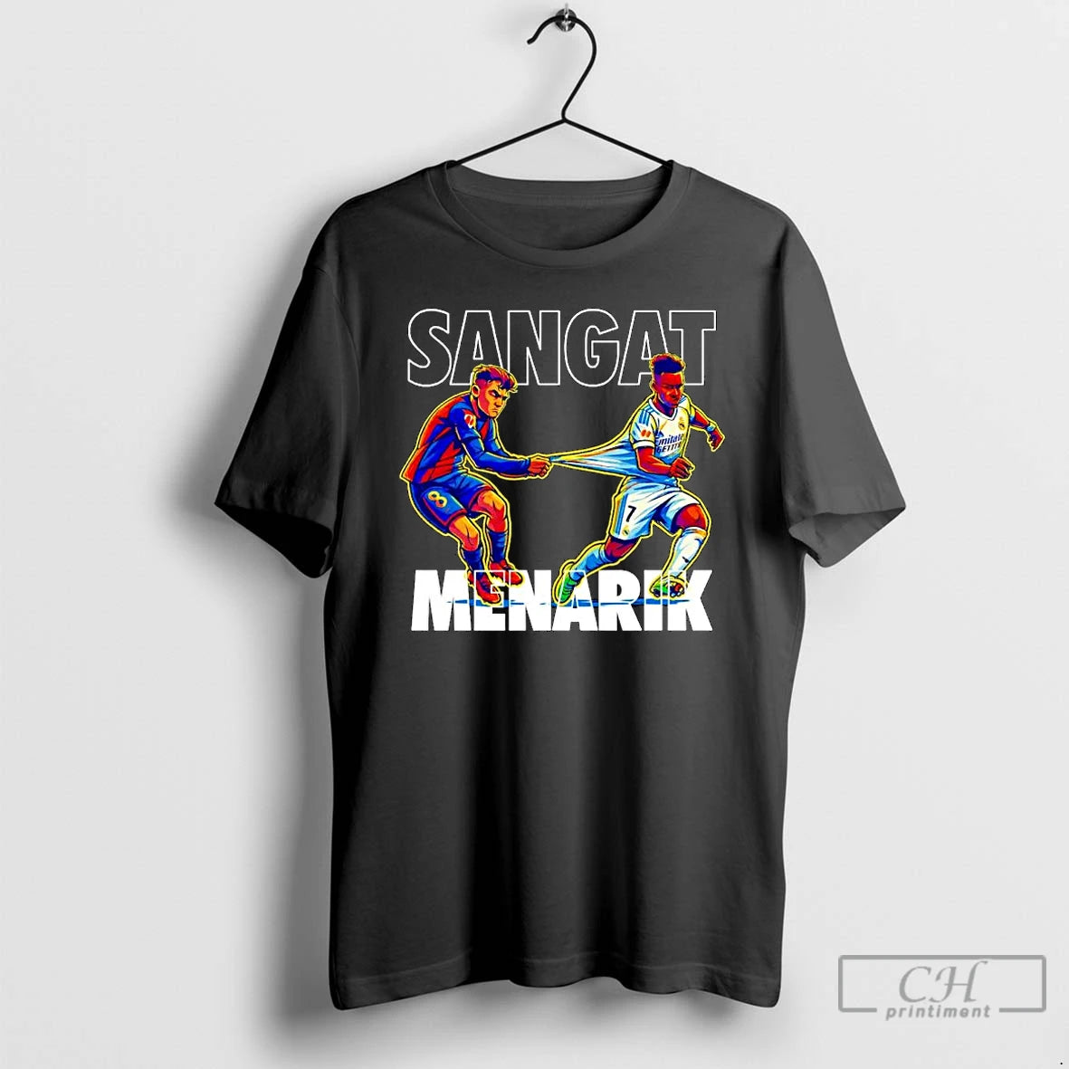 Classic Sangat Menarik Pedri Pulling Vini Jr 7 Ornaments T-Shirts, Hoodie, Sweatshirt