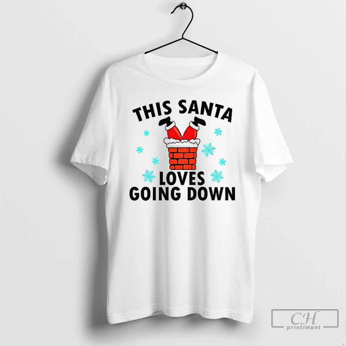 Classic Santa Claus This Santa Loves Going Down Merry Christmas T Shirts Hoodie, Sweatshirt | InkNestWear.com