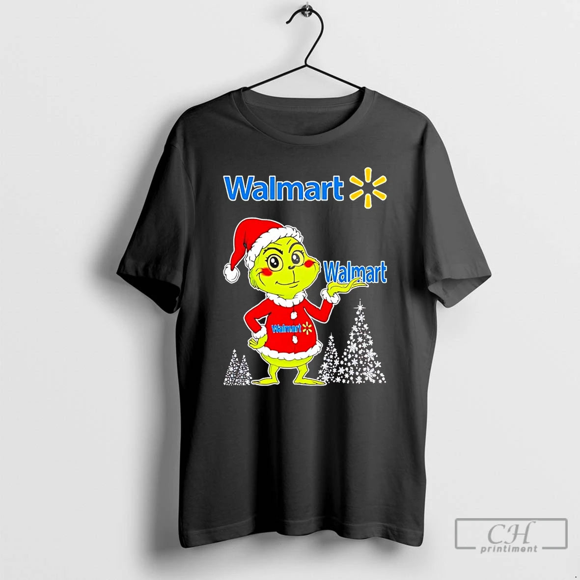 Classic Santa Grinch Walmart Christmas T Shirts Hoodie, Sweatshirt | InkNestWear.com