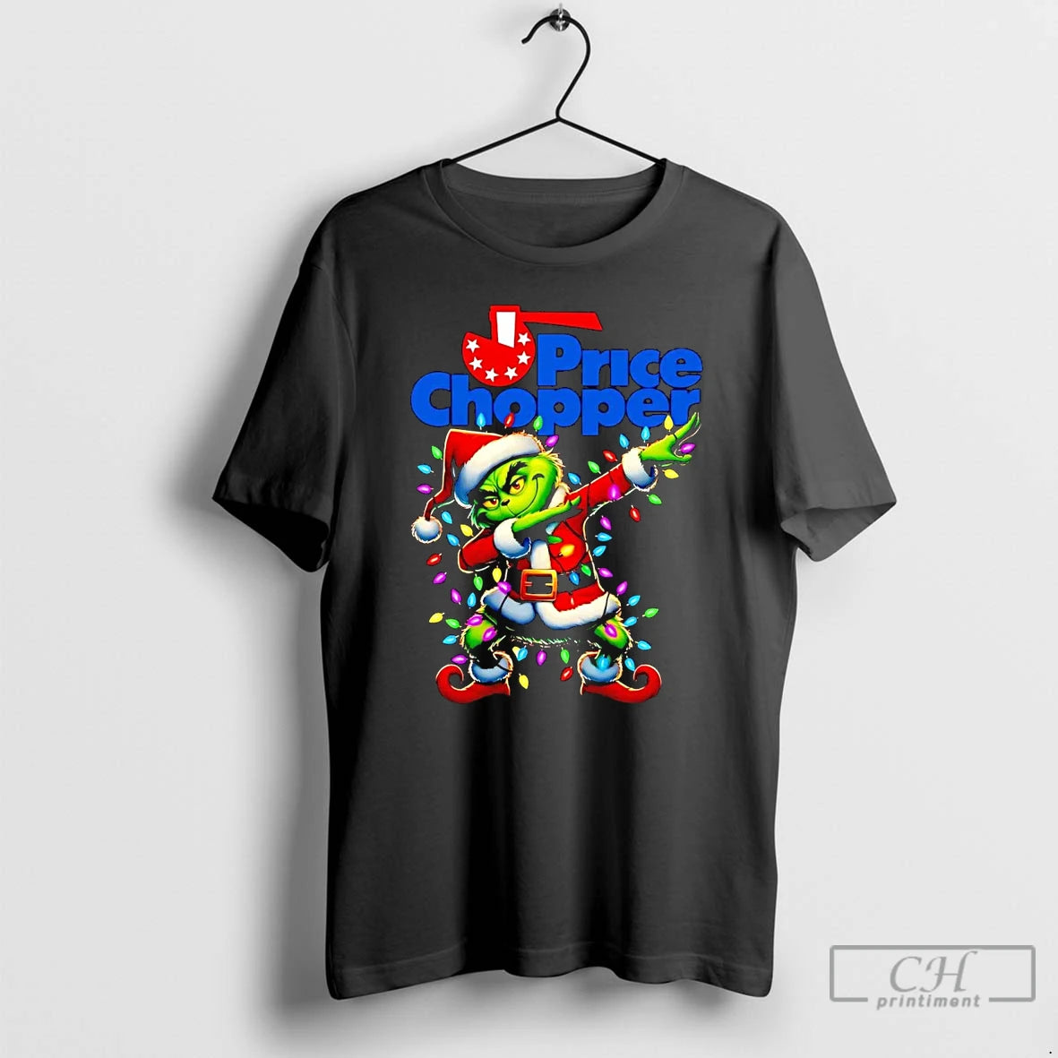 Classic Santa Grinch Dabbing Price Chopper Christmas T Shirts Hoodie, Sweatshirt | InkNestWear.com